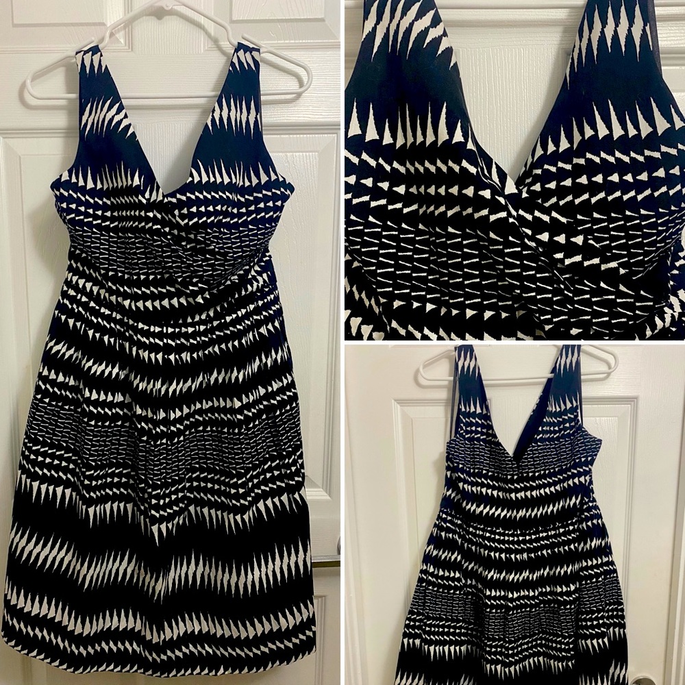 NWT J Crew Zigzag Dress, Size 14